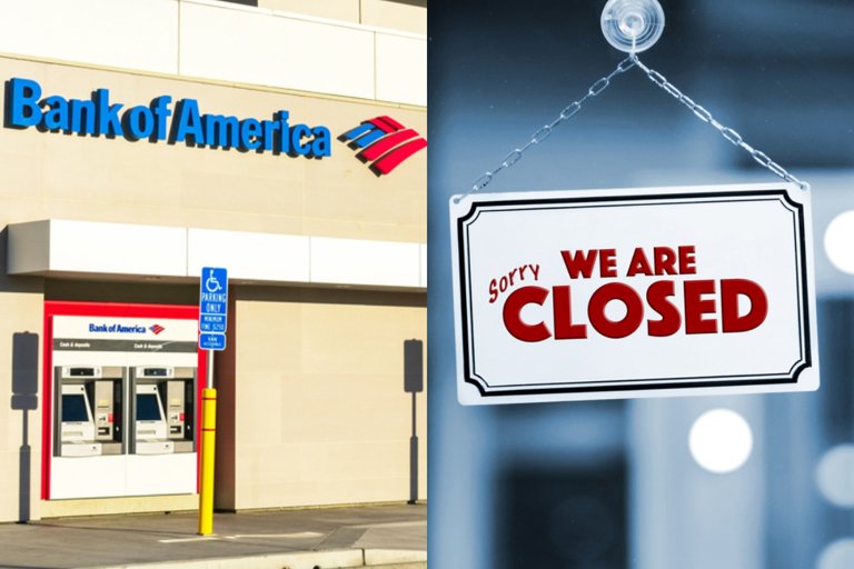 Bank of America anuncia cierres de sucursales en EE.UU. para el 2025