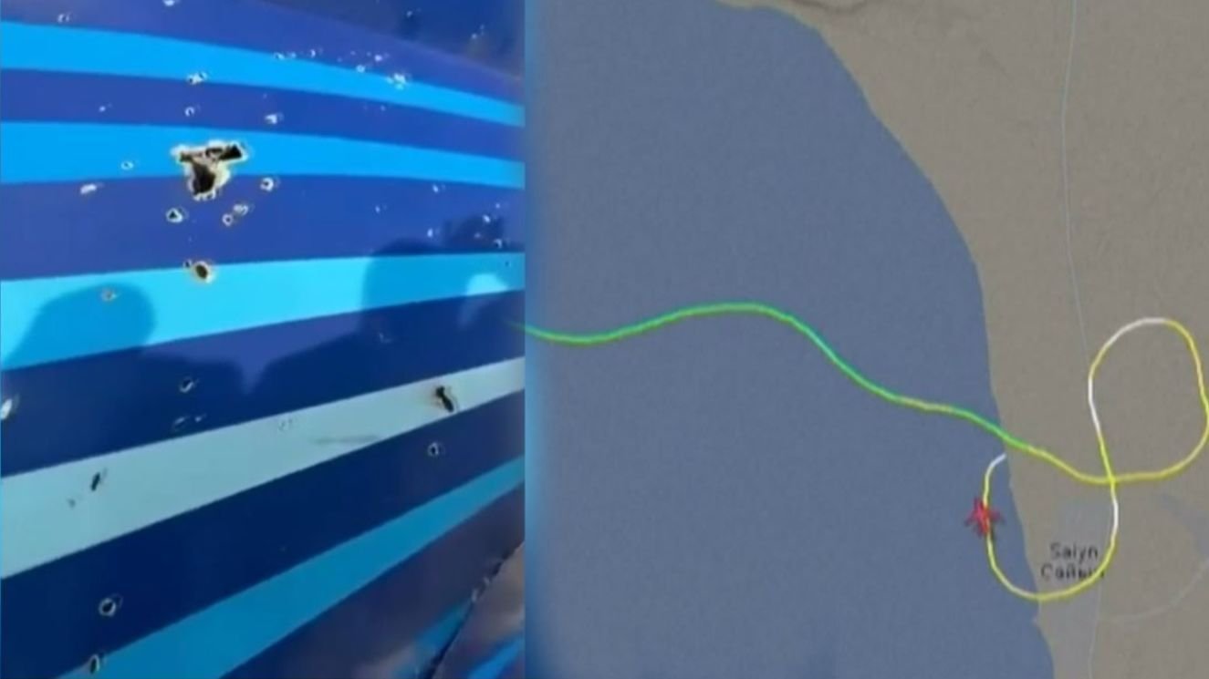 Los agujeros en el fuselaje del avión estrellado en Kazajistán: las hipótesis Los agujeros en el fuselaje del avión estrellado en Kazajistán: las hipótesis