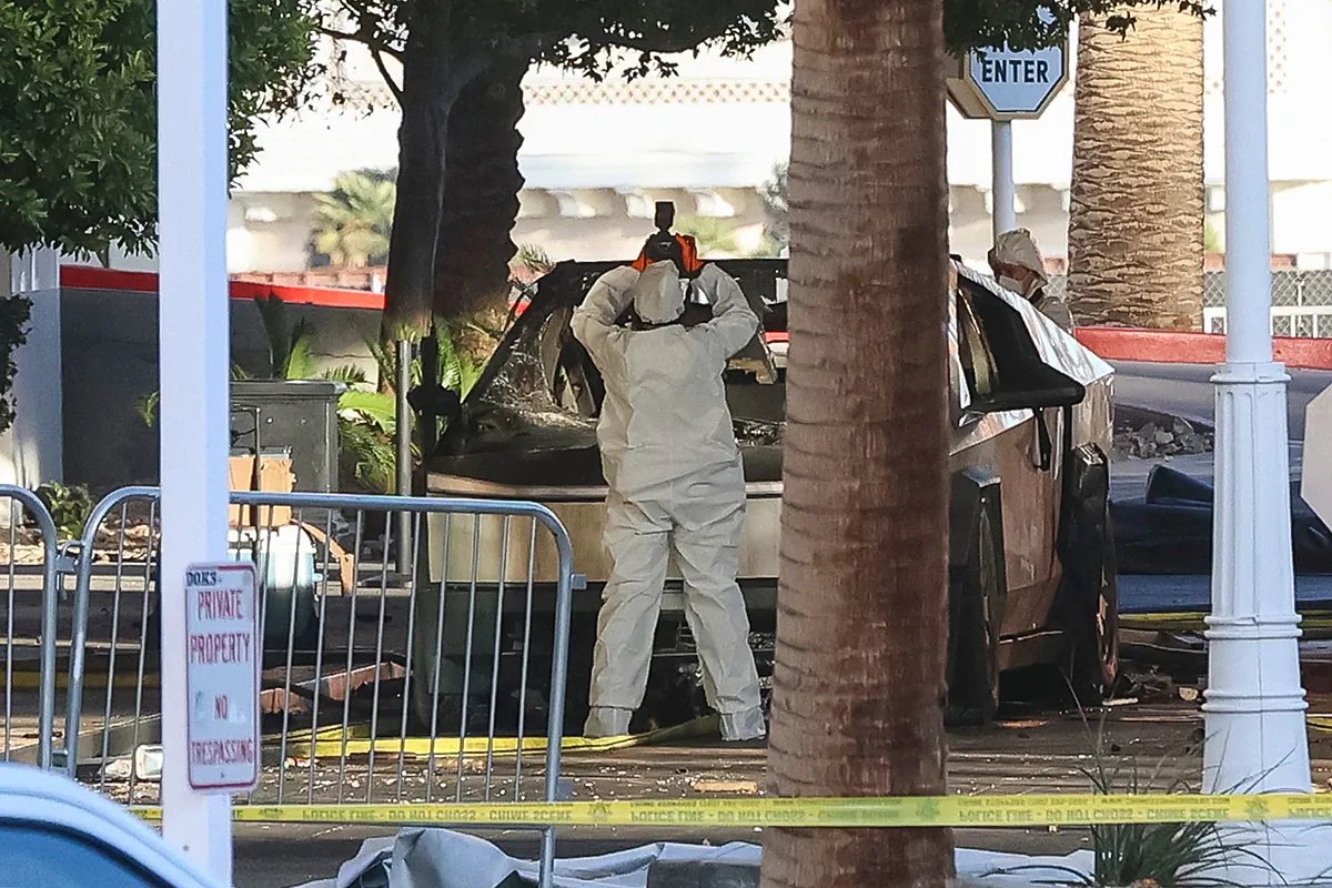 Un hombre vinculado a la explosión del Tesla en Las Vegas era un soldado de EEUU