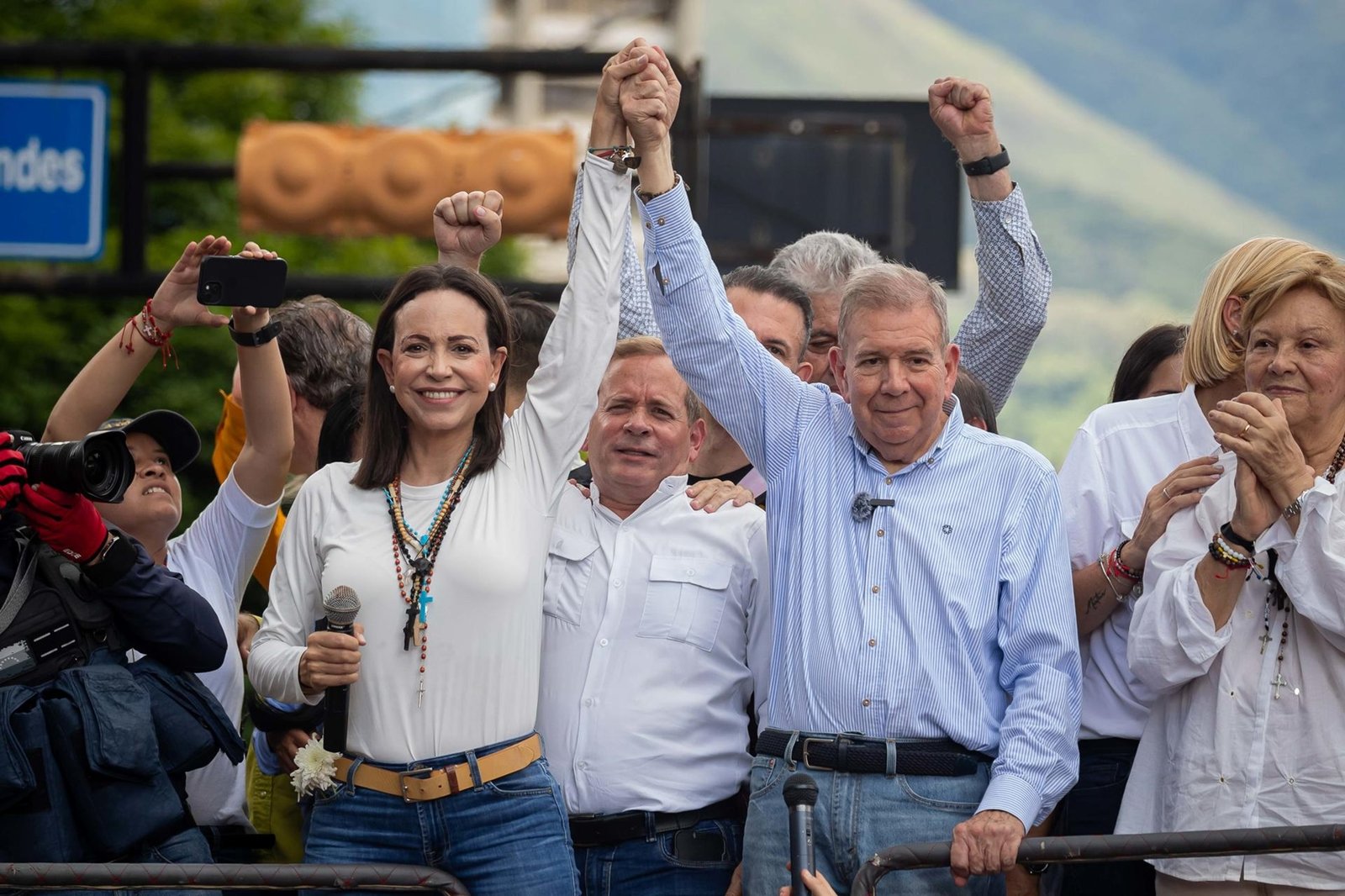 María Corina Machado y Edmundo González despiden el 2024 María Corina Machado y Edmundo González despiden el 2024