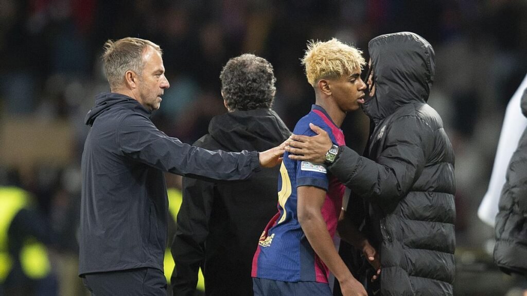 Flick, tras el 3-3 de la Champions: 'Lamine nos ha enseñado el camino' Flick, tras el 3-3 de la Champions: 'Lamine nos ha enseñado el camino'