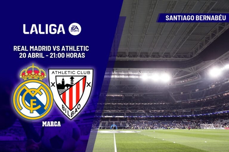 Vive el Real Madrid – Athletic en directo en MARCADOR