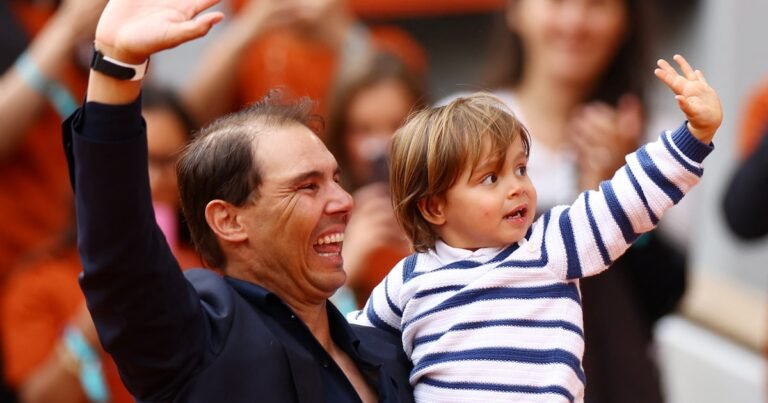 Las perlitas del homenaje de Roland Garros a Nadal: de la tierna dedicatoria a su esposa a la divertida presentación de su hijo
