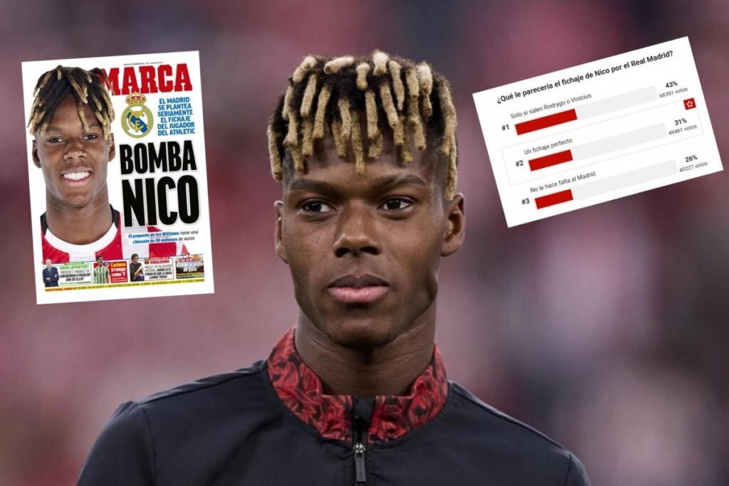 El fichaje de Nico Williams agrada al madridismo El fichaje de Nico Williams agrada al madridismo