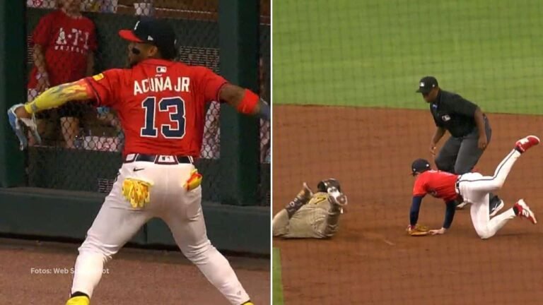 Ronald Acuña Jr. se roba el show con tirazo en Atlanta