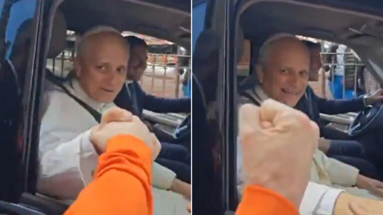 El papa León XIV saca su lado más futbolero y su saludo a un hincha se vuelve viral: “¡Forza Roma!”