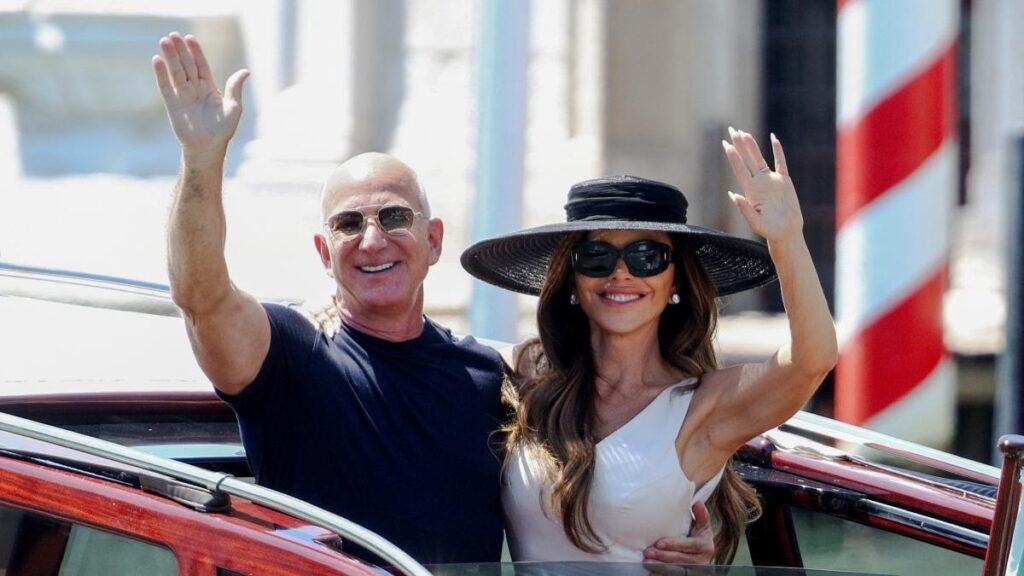 El último paseo de los Bezos por el Gran Canal El último paseo de los Bezos por el Gran Canal