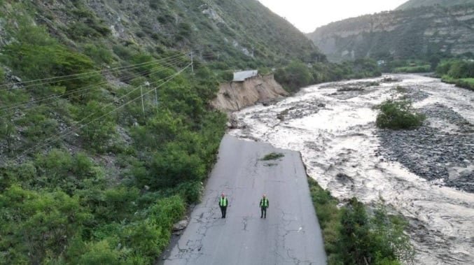 Protección Civil informa sobre cierre de la carretera Trasandina por riesgos ante las lluvias