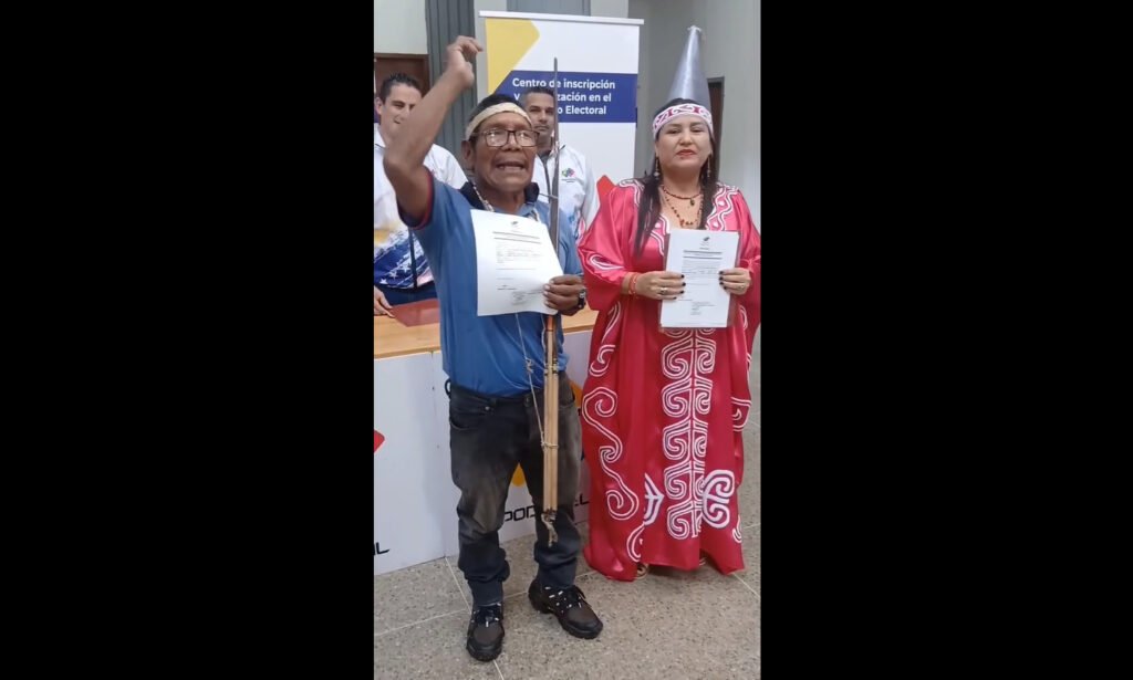 Glenis Semprúm y José Arakdou son los representantes indígenas del Clez Glenis Semprúm y José Arakdou son los representantes indígenas del Clez