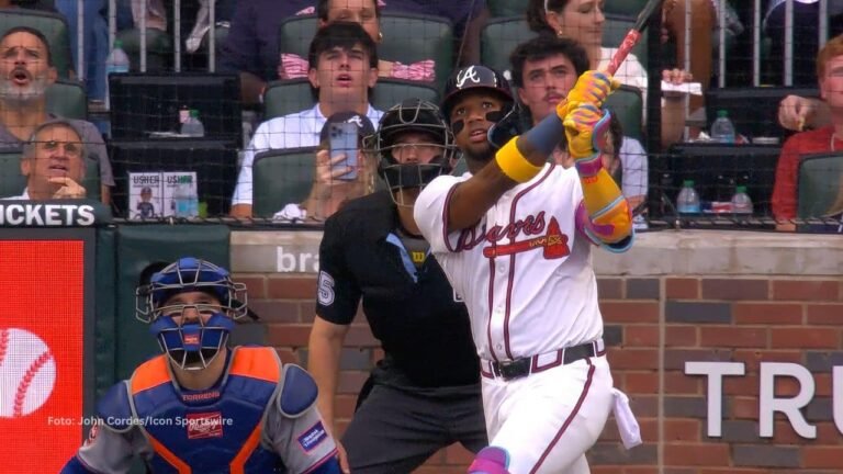 Ronald Acuña Jr. conecta 8vo jonrón con Atlanta en MLB 2025